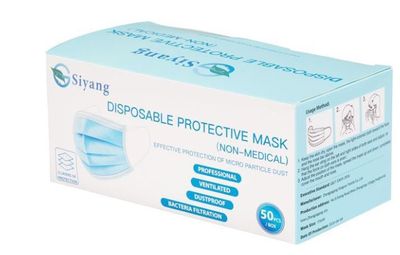 Siyang Disposable Face Mask, 50 pcs per Box For $14.99 At Newegg Canada