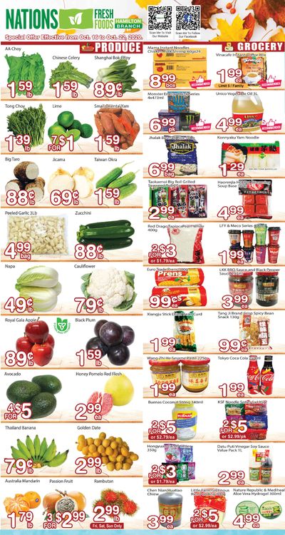 Nations Fresh Foods (Hamilton) Flyer October 16 to 22