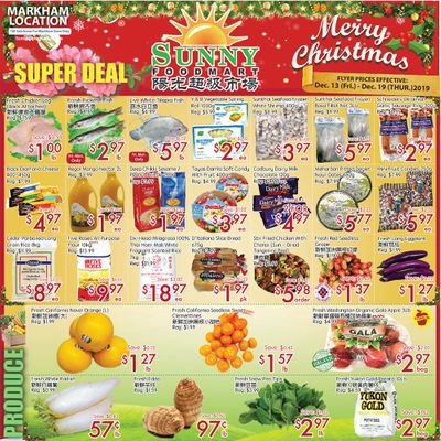 Sunny Foodmart (Markham) Flyer December 13 to 19