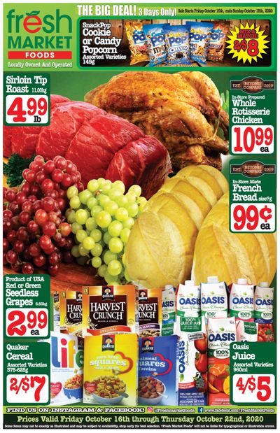 Fresh Market Foods Flyer October 16 to 22