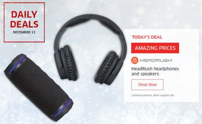 The Source Canada Holiday Daily Deals: Today, Save 50% on HeadRush  Headphone & Speaker
