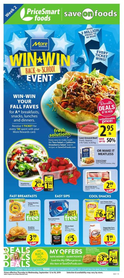 PriceSmart Foods Flyer September 12 to 18