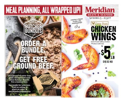 Meridian Meats and Seafood Flyer September 12 to 18