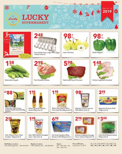 Lucky Supermarket (Winnipeg) Flyer December 13 to 19