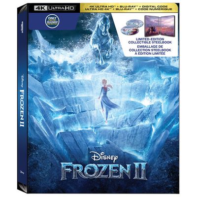 Frozen II (SteelBook) (Only at Best Buy) (4K Ultra HD) (Blu-Ray Combo) on Sale for $44.99 at Best Buy Canada