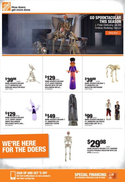 The Home Depot Weekly Ad Flyer October 15 to October 22