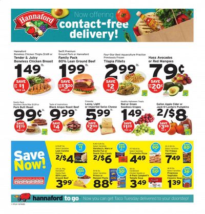 Hannaford (NY) Weekly Ad Flyer October 18 to October 24