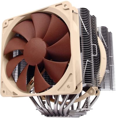 Noctua NH-D14, Premium CPU Cooler with Dual NF-P14 PWM and NF-P12 PWM Fans (Brown) On Sale for $99.95 (Save $25.05) at Amazon Canada