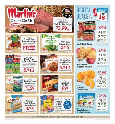 Martin’s Weekly Ad Flyer October 18 to October 24