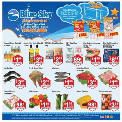 Blue Sky Supermarket (North York) Flyer December 13 to 19