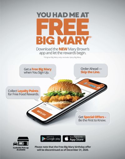 FREE Big Mary when you sign up!