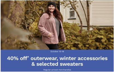 Penningtons Canada Sale: Save 40% Off Outerwear, Winter Accessories & Sweaters + FREE Shipping Sitewide!
