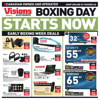 Visions Electronics Flyer December 13 to 19