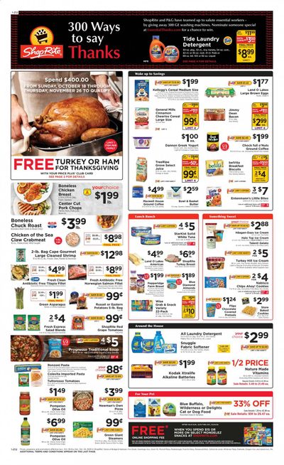 ShopRite (CT, DE, MD, NJ, NY, PA) Weekly Ad Flyer October 18 to October 24