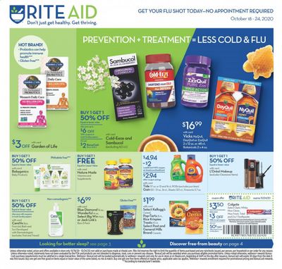 RITE AID Weekly Ad Flyer October 18 to October 24