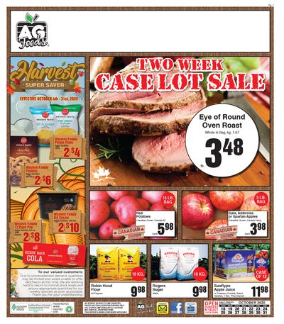AG Foods Flyer October 18 to 31