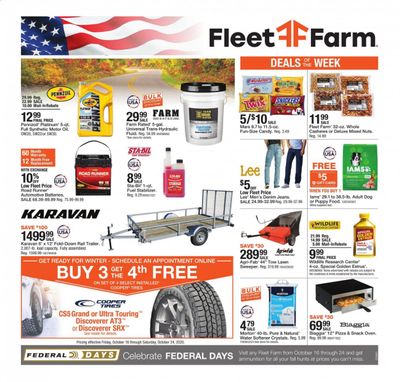 Fleet Farm Weekly Ad Flyer October 16 to October 24