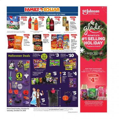 Family Dollar Weekly Ad Flyer October 18 to October 24