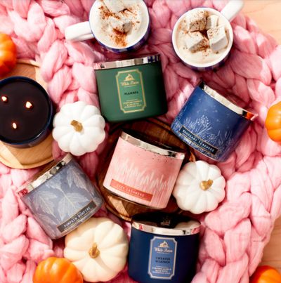 Bath & Body Works Canada Offers: All 3-Wick Candles are now Buy 2, Get 2 FREE!