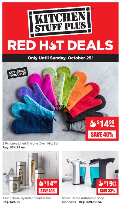Kitchen Stuff Plus Red Hot Deals Flyer October 19 to 25