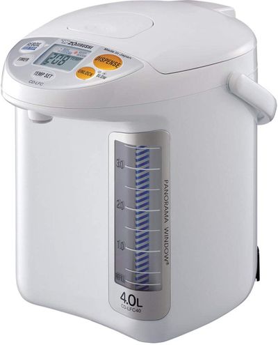 Zojirushi Micom Water Boiler and Warmer, 169 oz/5.0 L, White On Sale for $ 188.99 at Amazon Canada