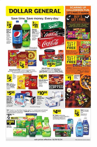 Dollar General (MS) Weekly Ad Flyer October 18 to October 24