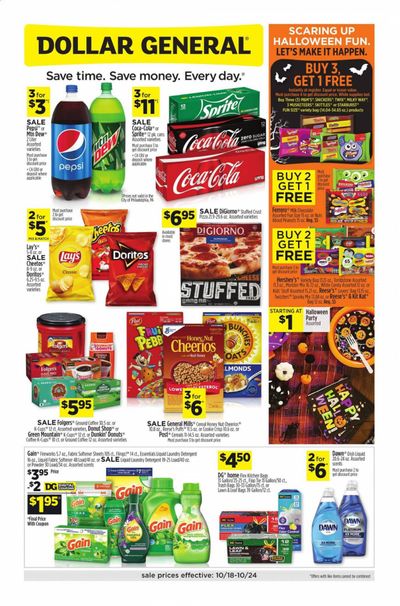Dollar General (LA) Weekly Ad Flyer October 18 to October 24 Dollar General (LA) Weekly Ad Flyer October 18 to October 24