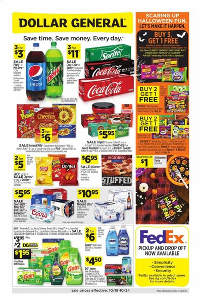 Dollar General (MS) Weekly Ad Flyer October 18 to October 24