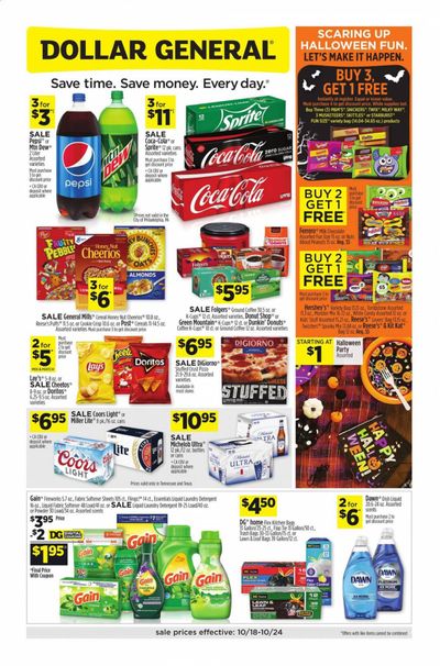 Dollar General (TX) Weekly Ad Flyer October 18 to October 24