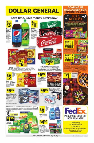 Dollar General (SC) Weekly Ad Flyer October 18 to October 24