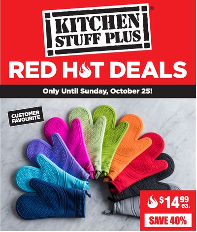 Kitchen Stuff Plus Canada Red Hot Deals: Save 50% on 3 Pc. Bakers Silicone Baking Sheet Set + More Offers