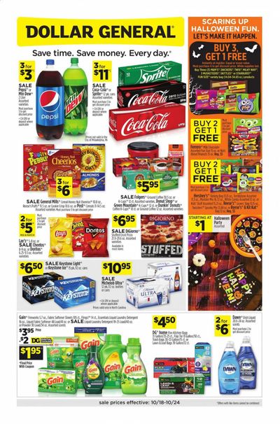 Dollar General (NC) Weekly Ad Flyer October 18 to October 24