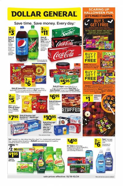 Dollar General (FL) Weekly Ad Flyer October 18 to October 24