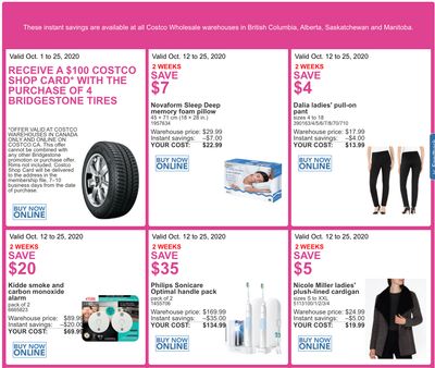 Costco Canada More Savings Weekly Coupons/Flyers for Western Canada: British Columbia, Alberta, Saskatchewan & Manitoba, until October 25
