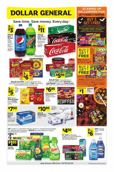 Dollar General (AL) Weekly Ad Flyer October 18 to October 24