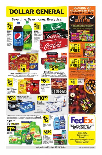 Dollar General (NC) Weekly Ad Flyer October 18 to October 24 Dollar General (NC) Weekly Ad Flyer October 18 to October 24