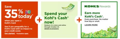 Kohl's Weekly Ad Flyer October 19 to October 25