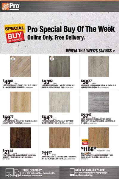 The Home Depot Weekly Ad Flyer October 19 to October 26