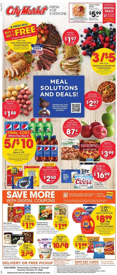 City Market (CO, NM, UT, WY) Weekly Ad Flyer October 21 to October 27