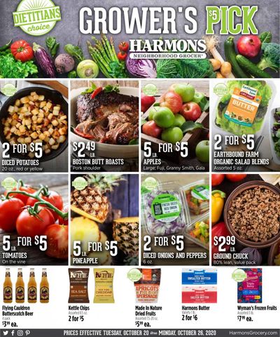 Harmons Weekly Ad Flyer October 20 to October 26 Harmons Weekly Ad Flyer October 20 to October 26