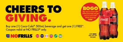 No Frills Canada Coupon: Buy One Get One Free 500ml Coca-Cola
