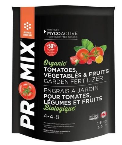 PRO-MIX Organic Vegetable Food (4-4-8) At $ 14.90 For 