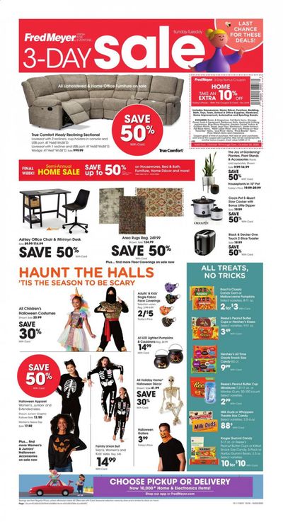 Fred Meyer (DC, DE, NJ, NY, PA, VA) Weekly Ad Flyer October 18 to October 20