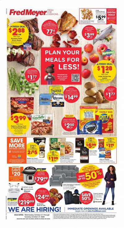 Fred Meyer (DC, DE, NJ, NY, PA, VA) Weekly Ad Flyer October 21 to October 27