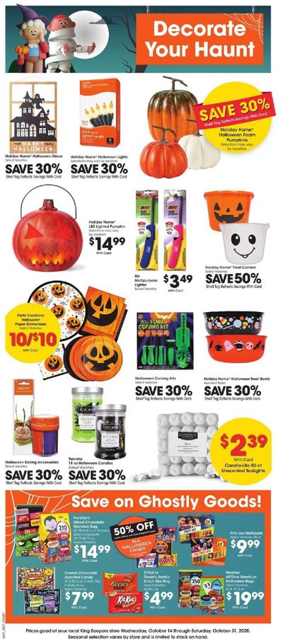 King Soopers (CO, WY) Weekly Ad Flyer October 14 to October 31