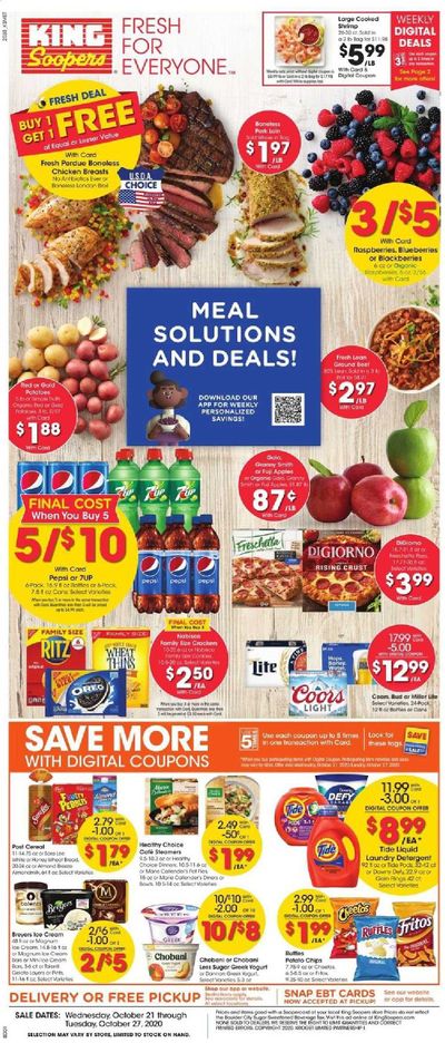 King Soopers (CO, WY) Weekly Ad Flyer October 21 to October 27
