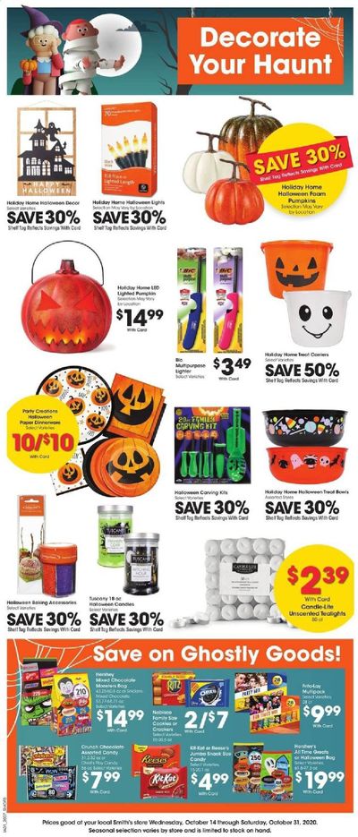 Smith's (AZ, ID, MT, NM, NV, UT, WY) Weekly Ad Flyer October 14 to October 31