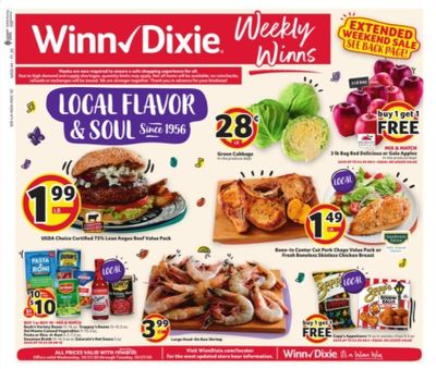 Winn Dixie (AL, FL, GA, LA, MS) Weekly Ad Flyer October 21 to October 27