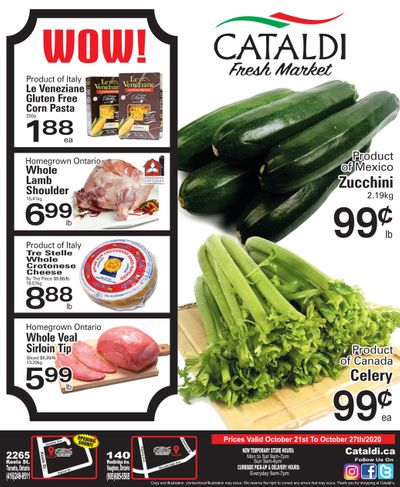 Cataldi Fresh Market Flyer October 21 to 27