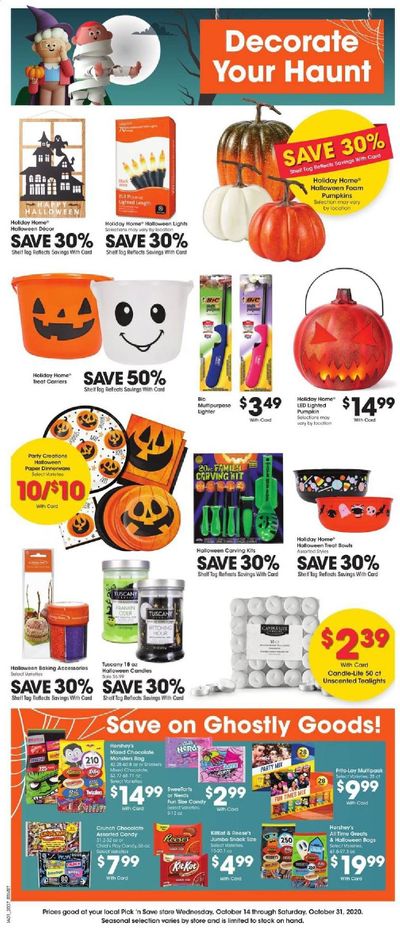 Pick ‘n Save Weekly Ad Flyer October 14 to October 31